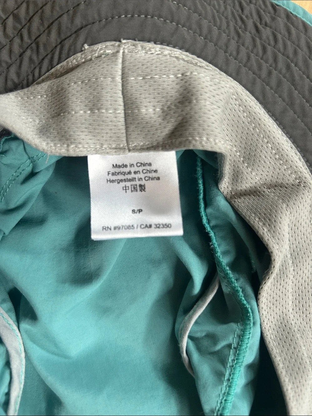 Outdoor Research Teal Blue Sun Hat